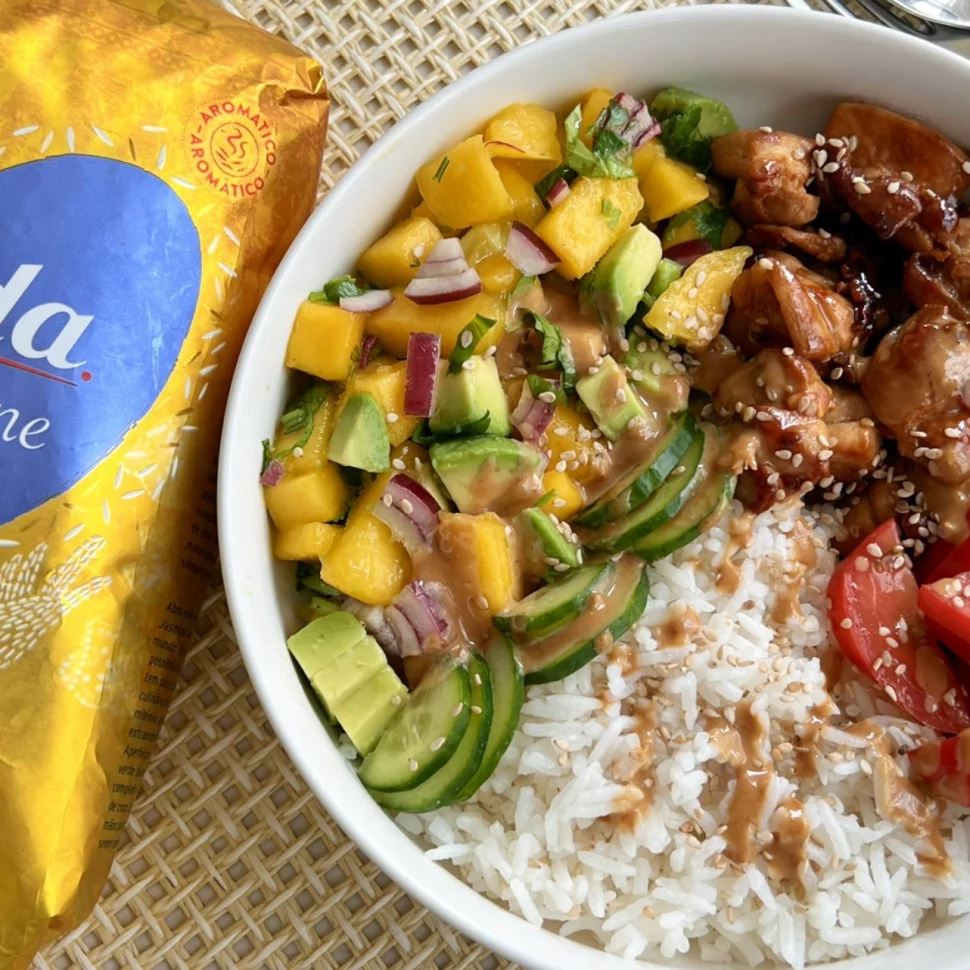 Buddha Bowl de pollo con Tilda Thai