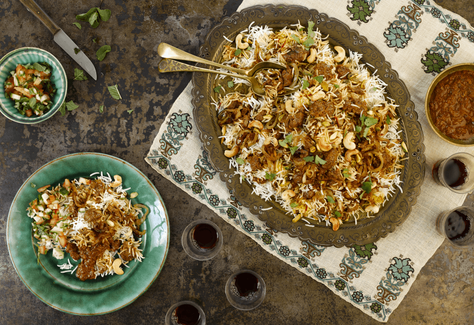 Biryani d’agneau d’Hyderabad