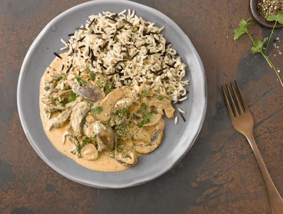 Mushroom Stroganoff