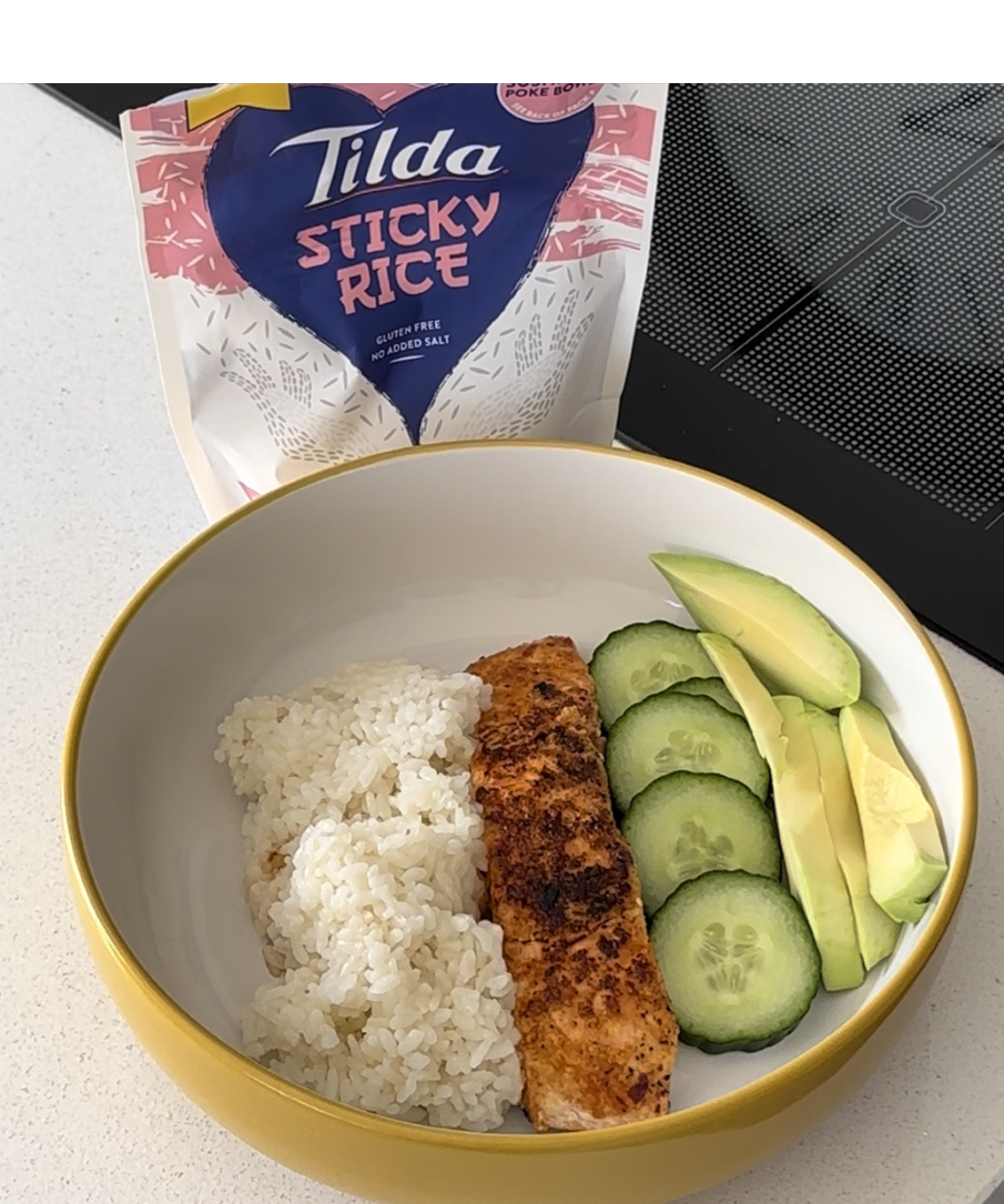 salmon poke bowl