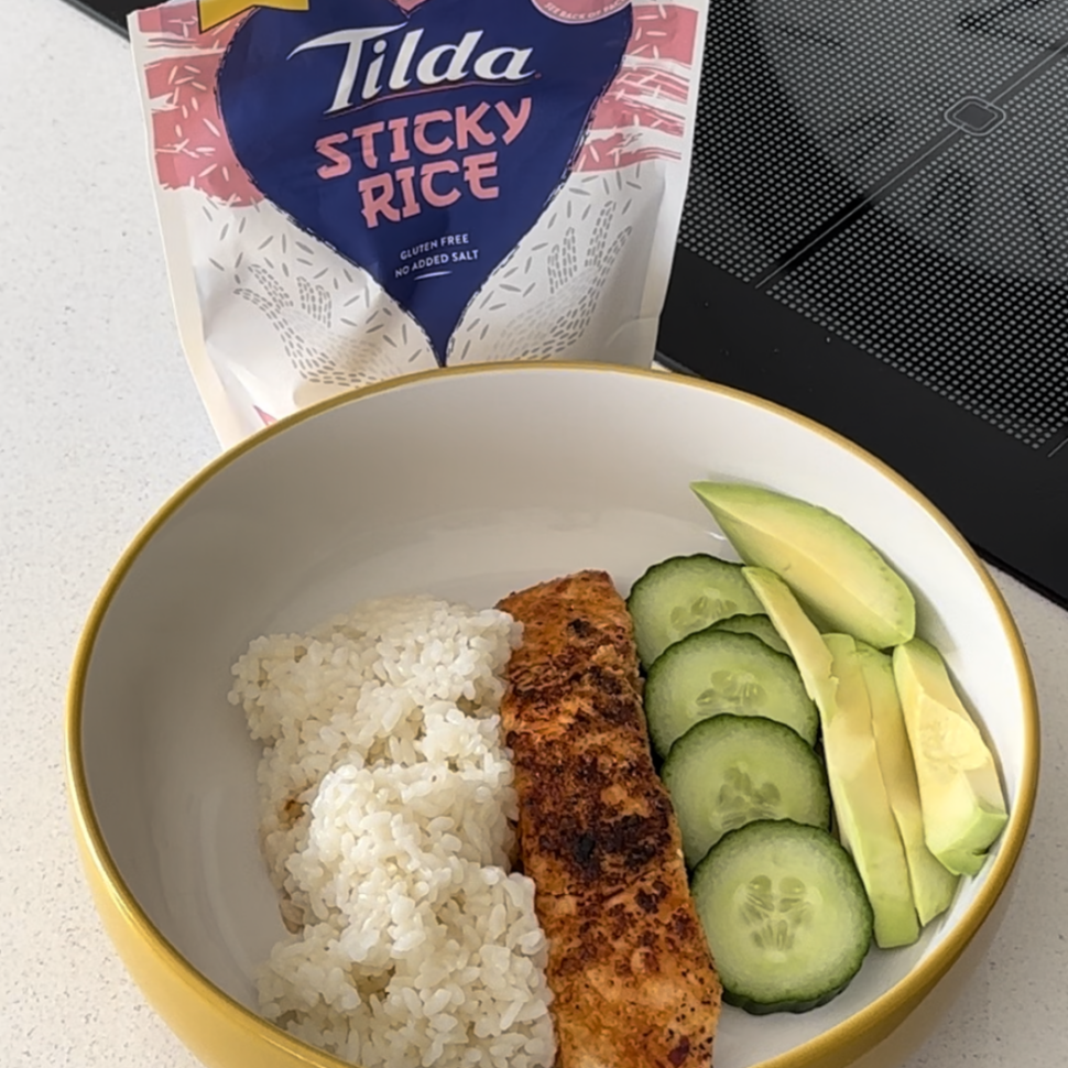 Salmon Poke Bowl with Tilda Sticky Rice