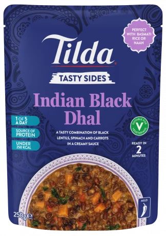 Indian Black Dhal Pulses and Vegetables