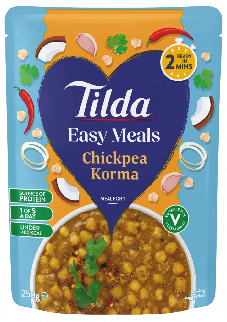 Chickpea Korma Pulses and Vegetables